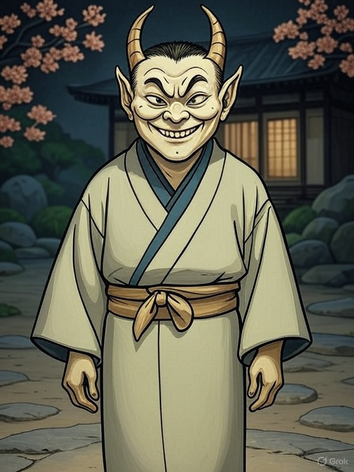Mischievous yokai Amanojaku