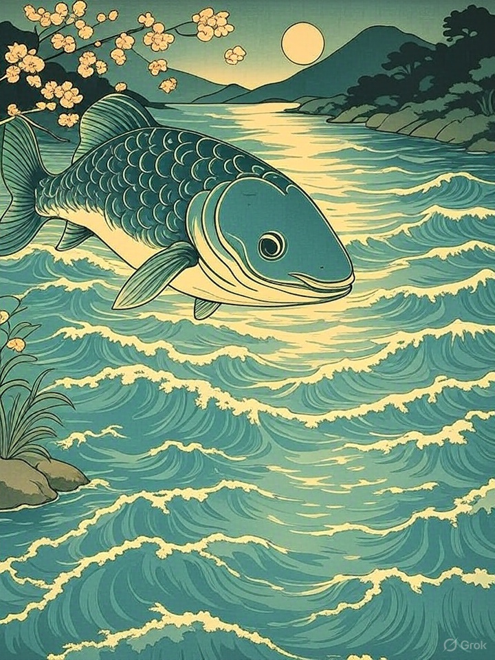 Lake beast Amemasu