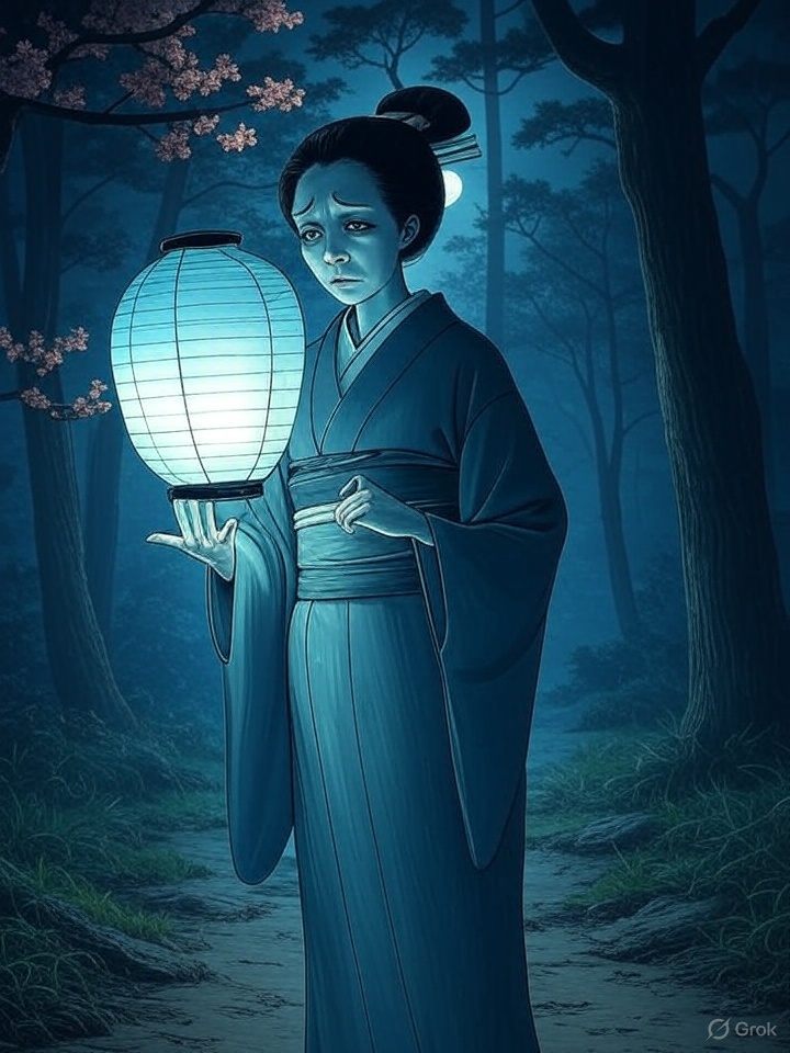 Blue Lantern Yokai