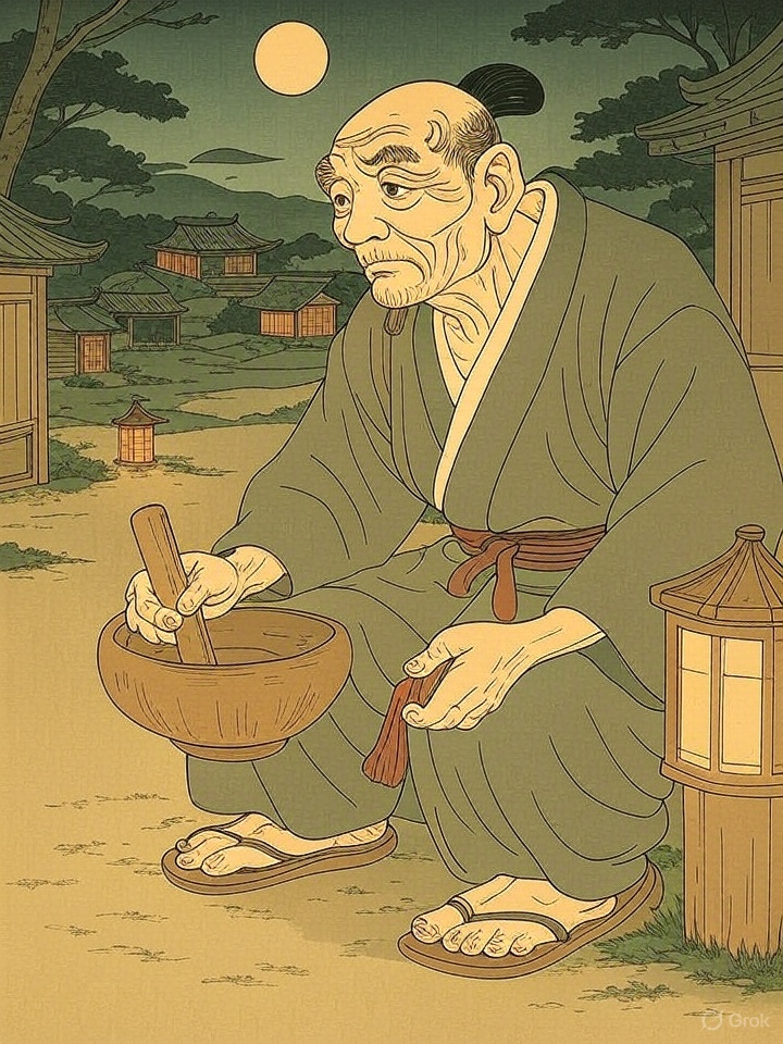 Hag yokai in forest