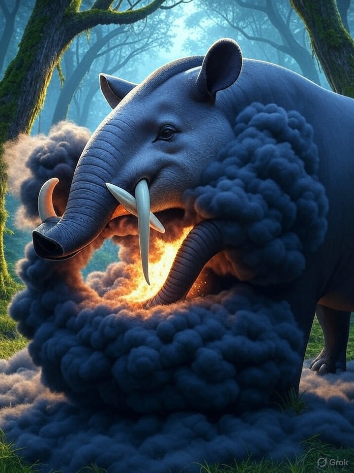 Mythical beast Baku