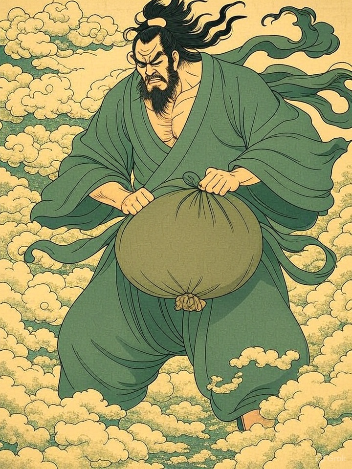 Fujin mythology art