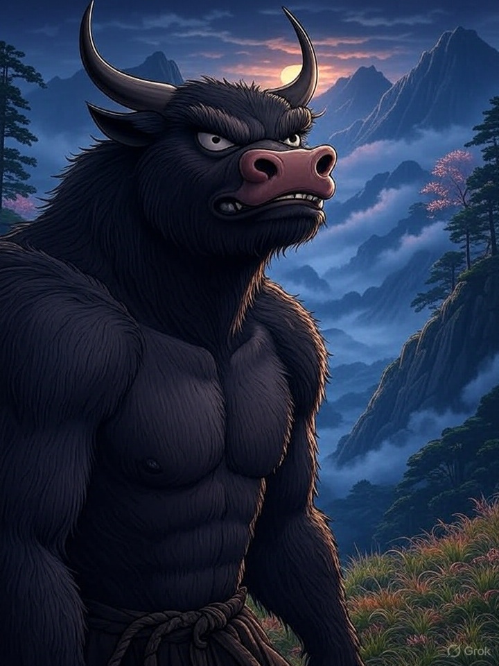 Ushi-oni illustration