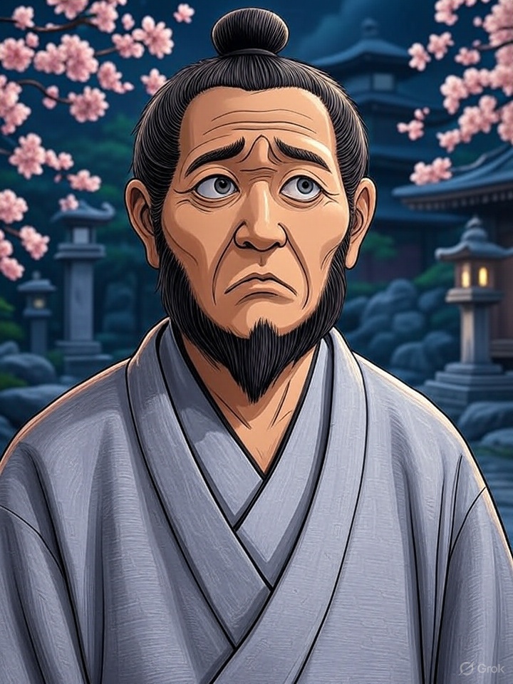 One-eyed yokai monk