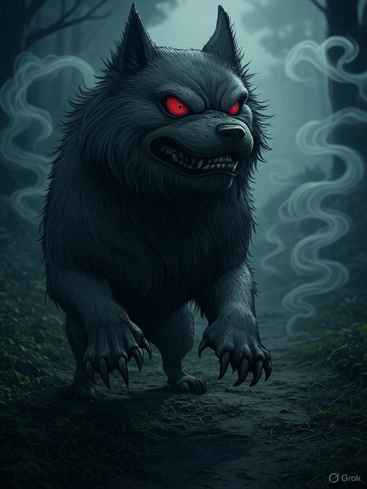 Japanese dog spirit