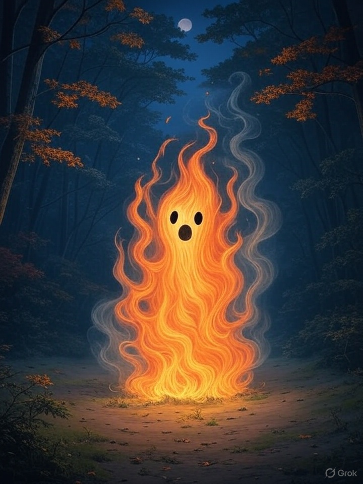 Spectral fire onibi