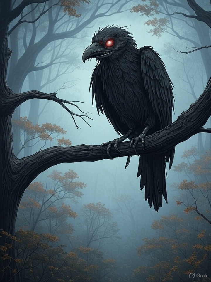 Onmoraki bird yokai