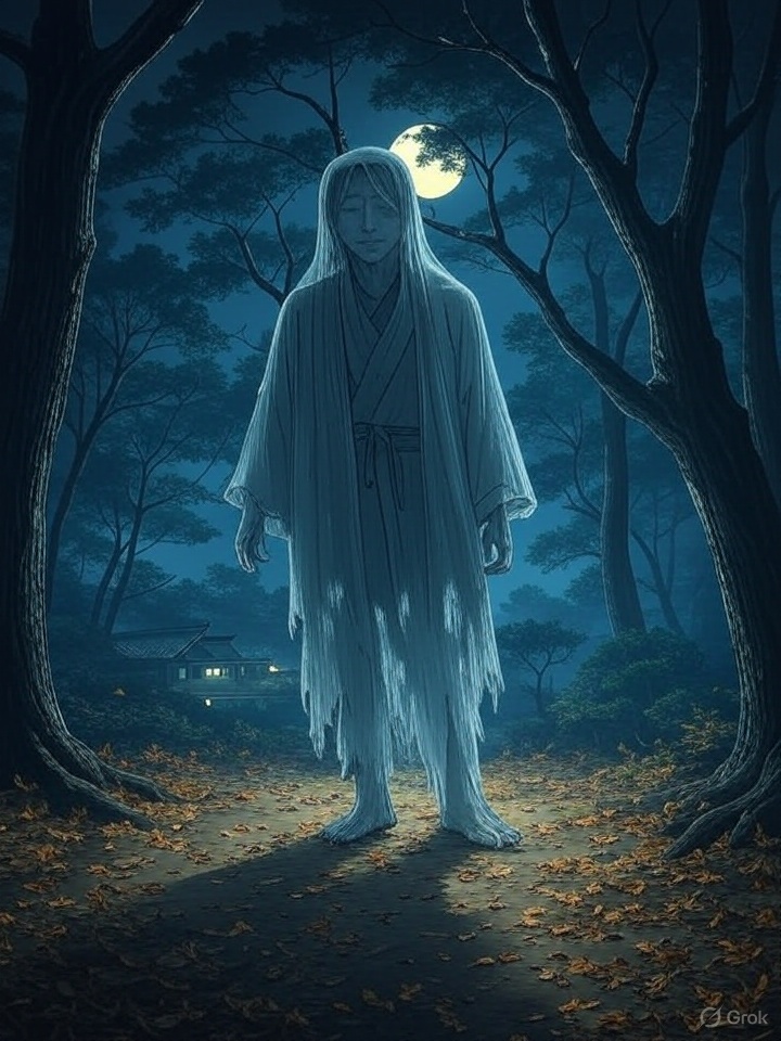 Ghostly tree-felling sounds Japan